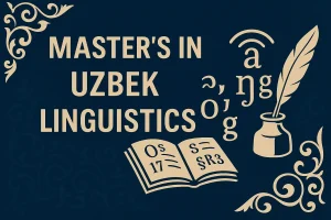 Linguistics – Uzbek language